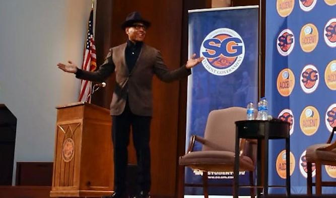Accomplished Actor Giancarlo Esposito Speaks at the University of Florida